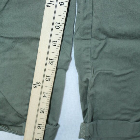 Lee Riders Green Women Pants Midrise Capri Skimmer Casual Size 8M - Picture 6 of 11